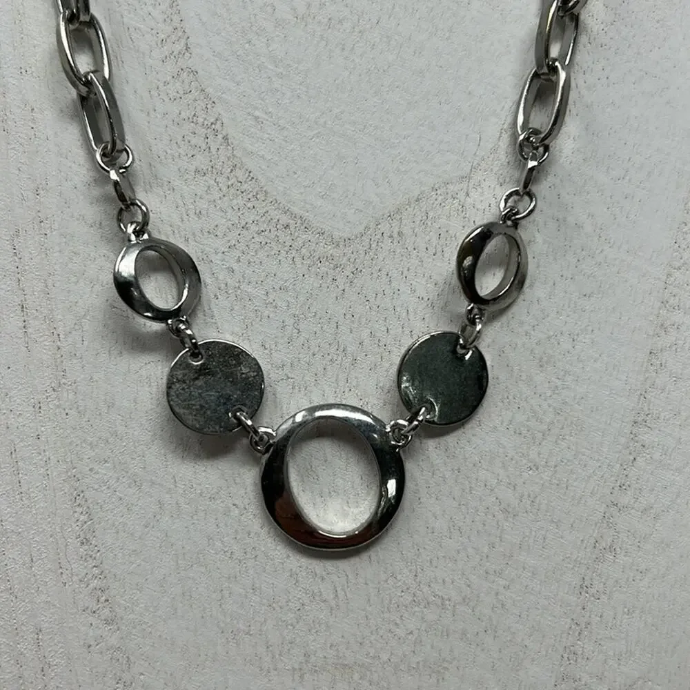 The Limited Women's NWT Reversible SilverTone Necklace 18 inches